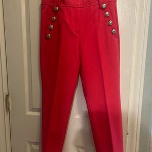 WHBM Stylish Coral Ankle Pants